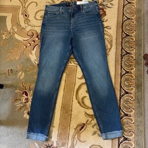 Hollister Women’s Curvy High-Rise Super Skinny Blue Jeans size 13R/31x28